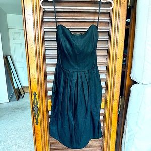 Brand New Black Anne Klein Strapless Cocktail Dress with Pockets. Size 2 Petite.